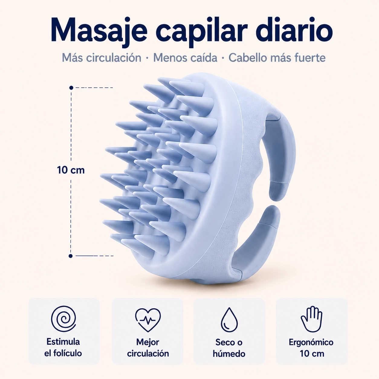Cepillo Masajeador Capilar TOBETTER - Imagen 6