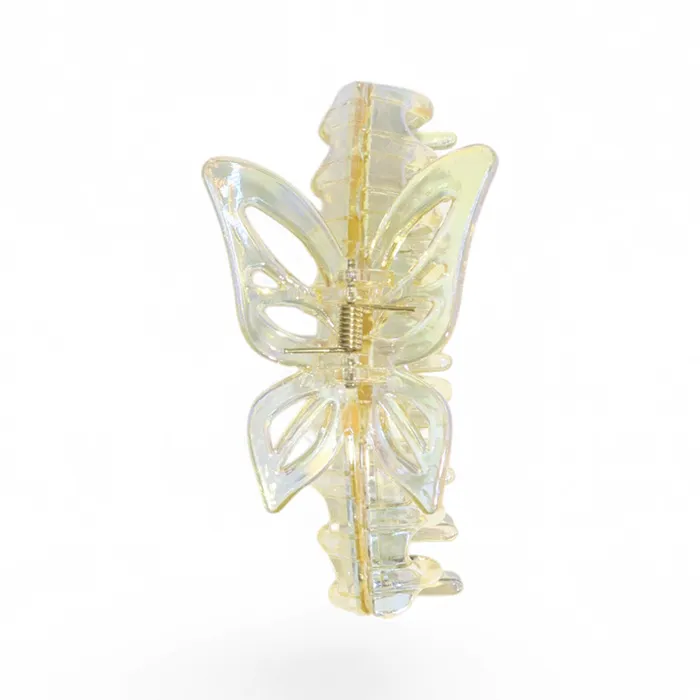 Hair Clip Large Butterfly Amarillo - Imagen 2