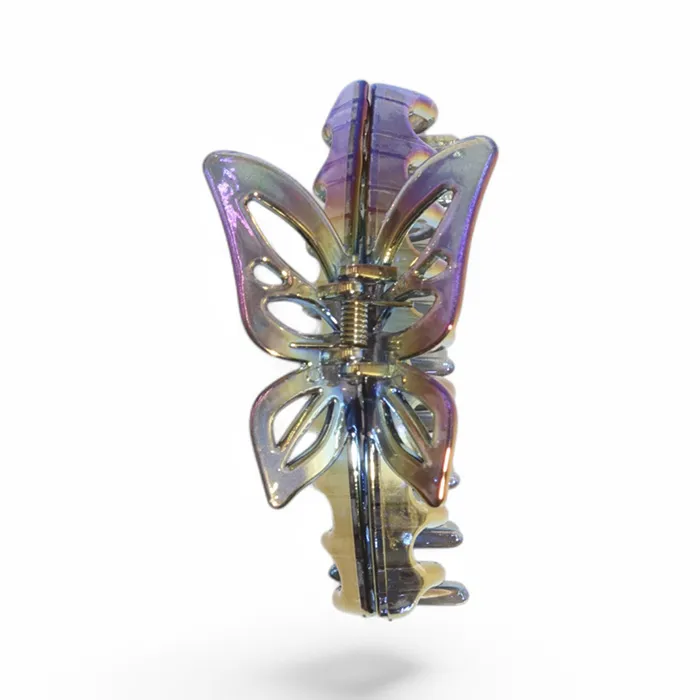 Hair Clip Large Butterfly Negro - Imagen 2
